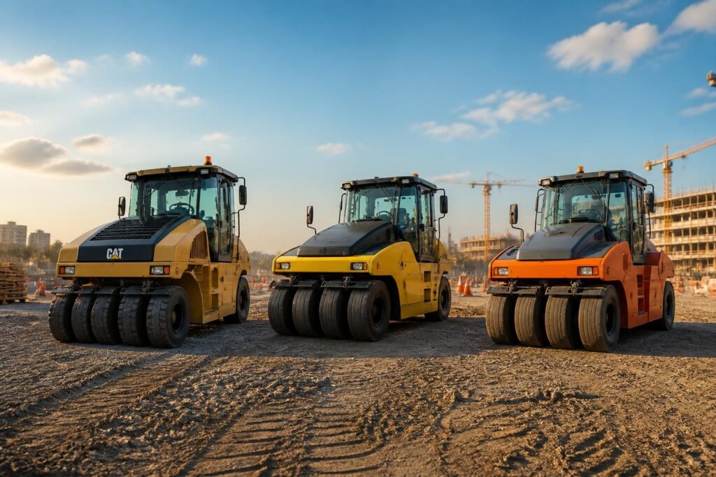 découvrez notre comparatif des compacteurs à pneu des marques caterpillar, bomag et hamm pour choisir le modèle adapté à vos besoins en construction et travaux publics.