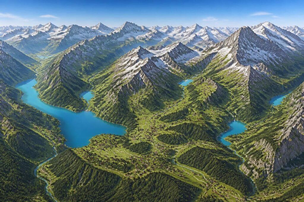 découvrez l'oberland bernois en suisse à travers notre carte détaillée et explorez cette magnifique région alpine riche en paysages spectaculaires et activités de plein air.