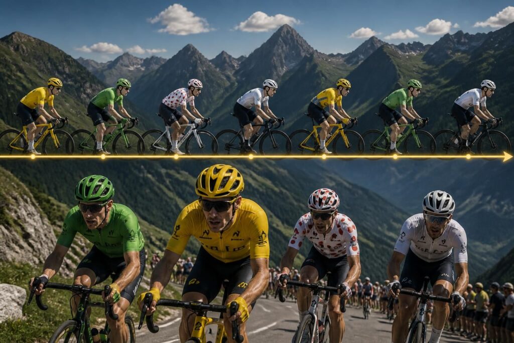 découvrez l'évolution du classement du tour de france de 2019 à 2026 et les favoris qui ont marqué chaque édition de cette prestigieuse course cycliste.
