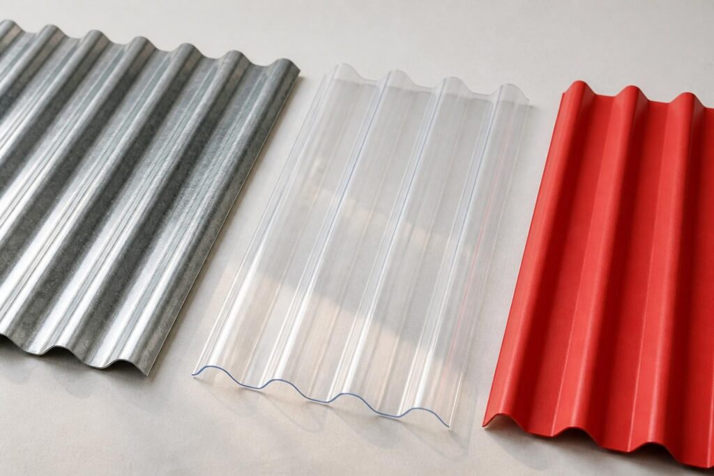 découvrez comment choisir la tôle ondulée idéale pour votre toiture : galvanisée, transparente ou en plastique, en fonction de vos besoins en durabilité, luminosité et budget.