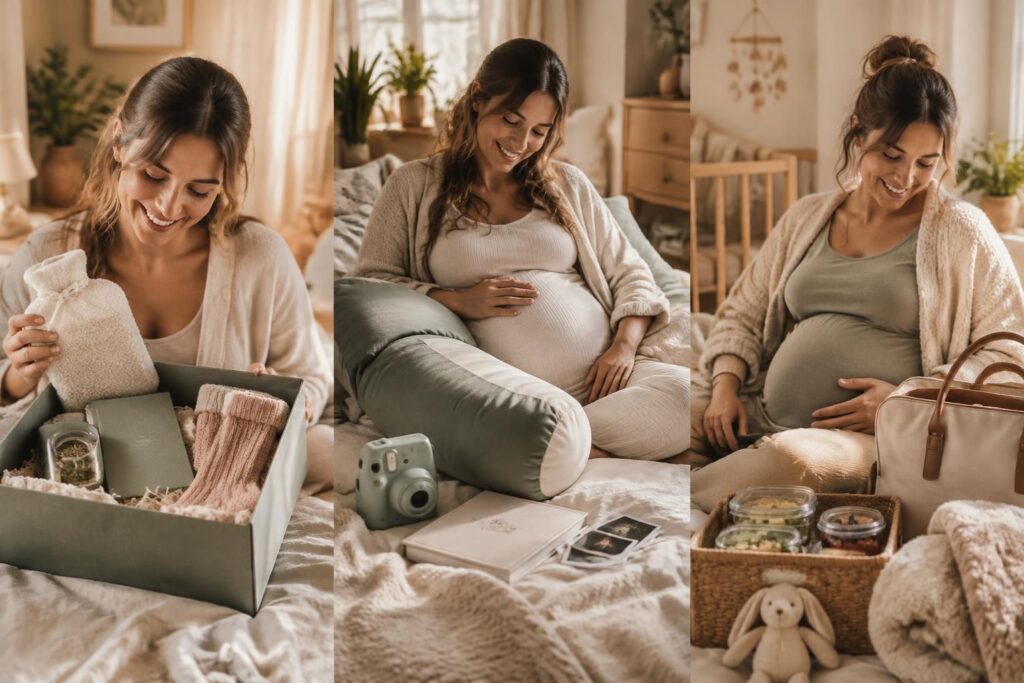 découvrez des idées de cadeaux originales pour une femme enceinte, adaptées à chaque trimestre et pensées pour lui faire plaisir tout au long de sa grossesse.